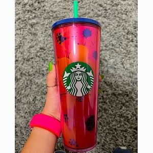Limited Edition Starbucks Floral Tumbler